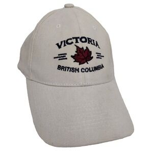 Pacific Ports Victoria British Columbia Hat Cap Beige Strap